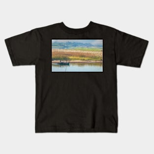 Pulling a Felucca Along The Nile Kids T-Shirt